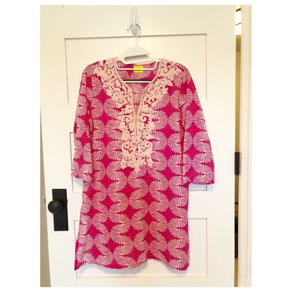 Roberta Roller Rabbit Other - Roberta Roller Rabbit Hot Pink Embroidered Tunic